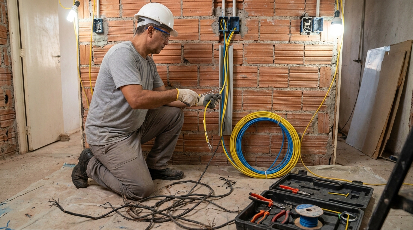 Adequação de Fiação em Ribeirão Preto‑SP